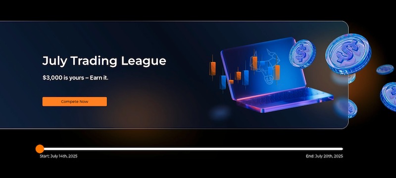 Join ITBFX’s July Trading League – Win Your Share of $3,000 in Just 7 Days on a Demo ECN Account